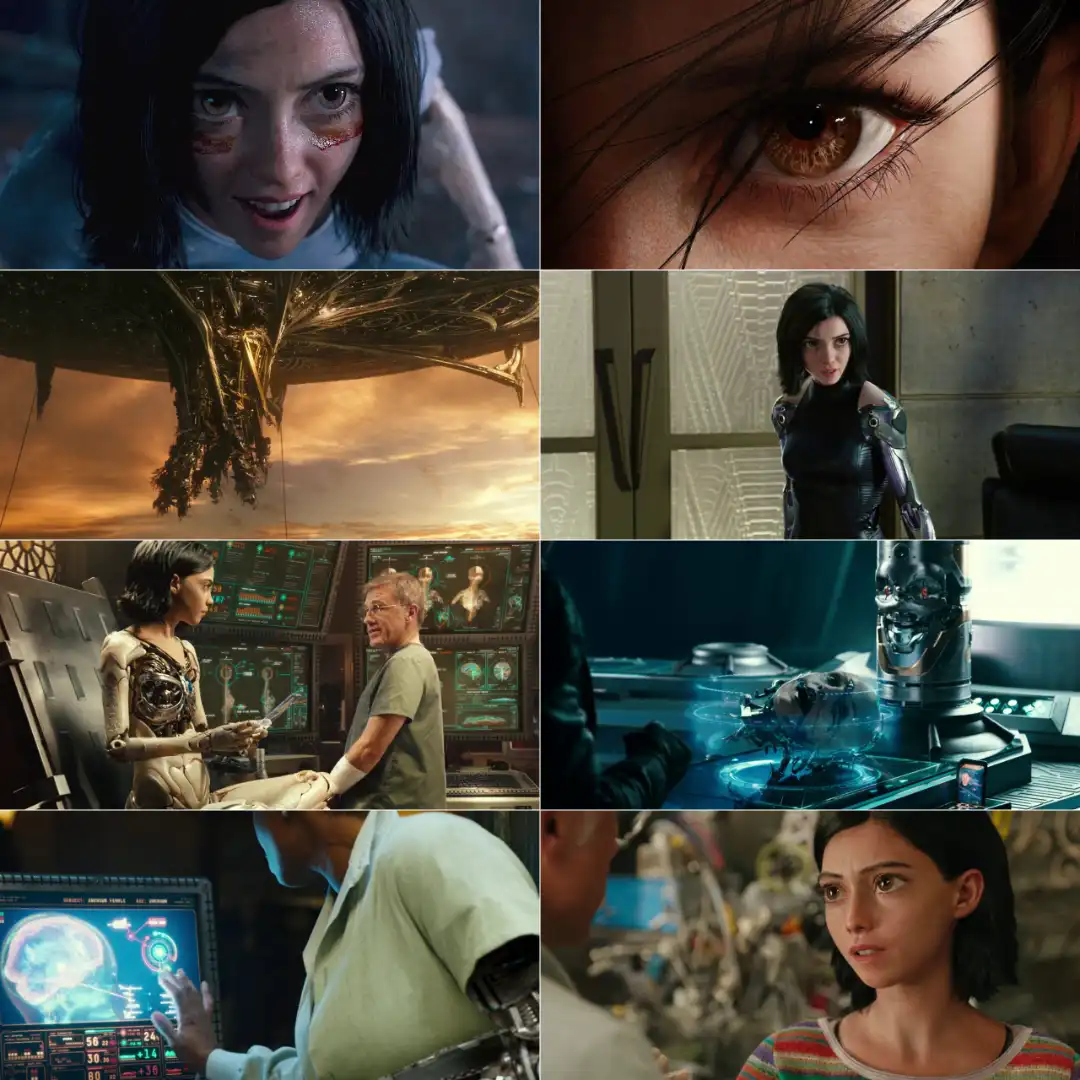 Alita Battle Angel (Hindi + English) Dual Audio Hollywood Movie screenshot 1