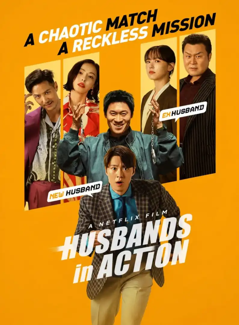 Husbands in Action (Hindi + English) Dual Audio Hollywood Movie Poster