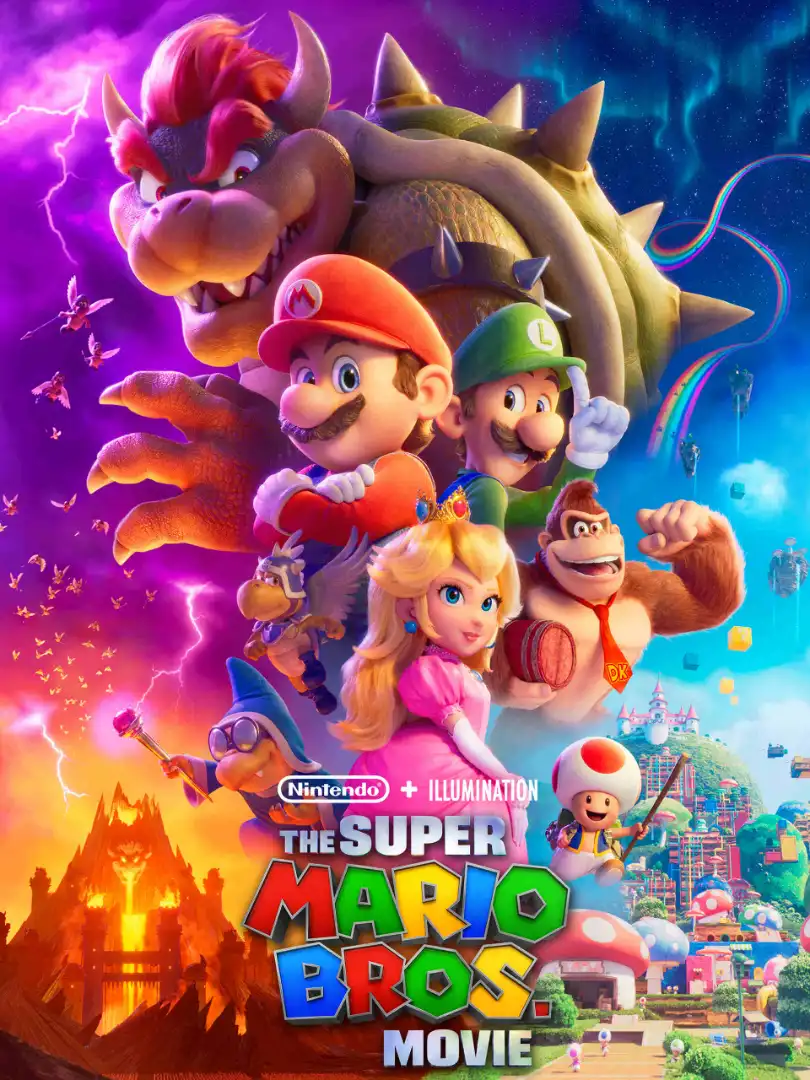The Super Mario Bros. Movie (Hindi + English) Dual Audio Animation Movie BluRay HD watch 